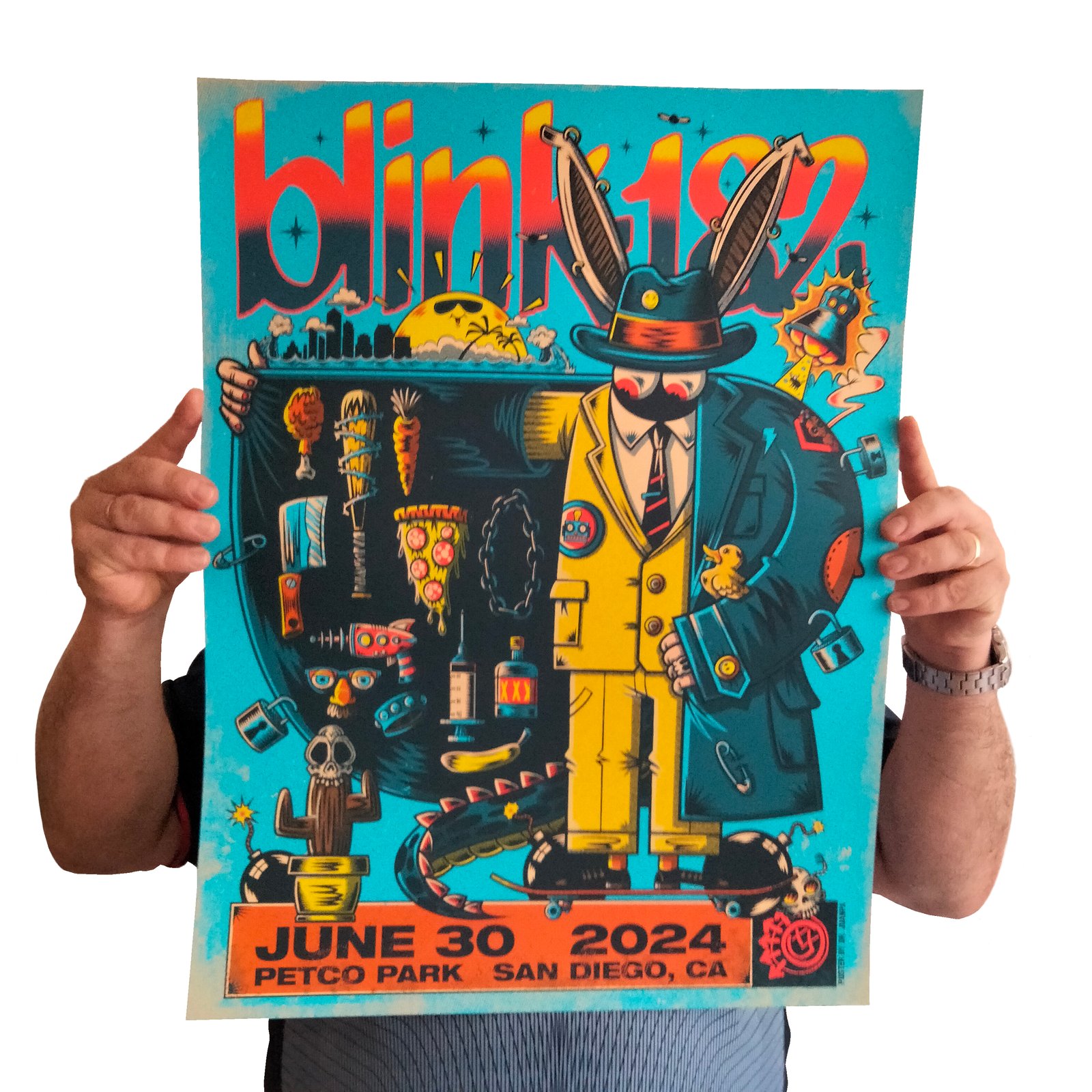 BLINK 182 San Diego CA 2024 (Regular & Foil) | Doctor Juanpa